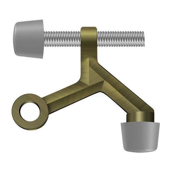 Deltana Hinge Pin Stop, Hinge Mounted, Zinc Die-Cast Antique Brass - ZHP70U5