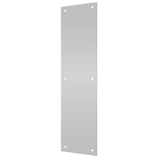 Deltana Push Plate 4" X 16" S/S Satin Stainless Steel - PP4016U32D