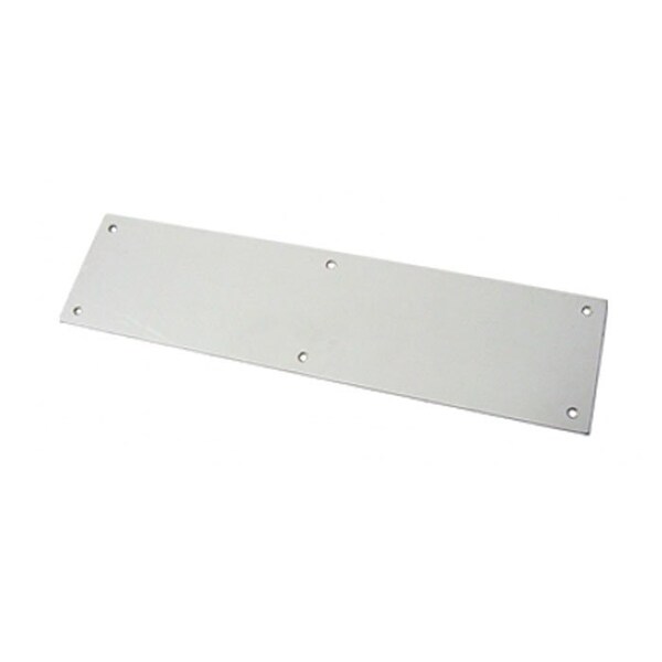 Cal-Royal Push Plate, 0.050 x 3-1/2 x 15, Screws, US32D Satin Stainless Steel - PSPL3515-32D