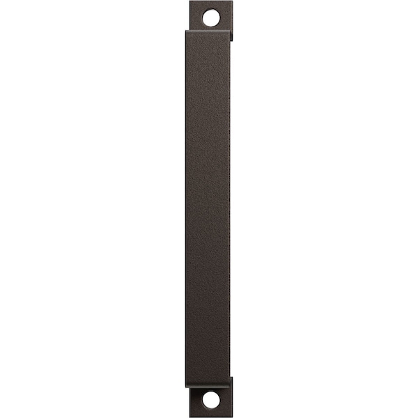 Ekena Millwork Premium 11"L x 1 1/4"W Pull Handle for 1 3/8" Doors, Bronze Texture - GB6001PH311BZ