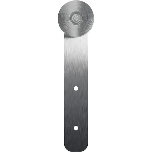 Ekena Millwork Straight Roller Hanger w/ Bolts for Barn Door for 1 3/8" Doors, Stainless Steel - GB60053RSS