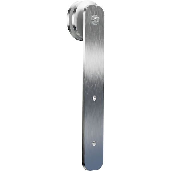 Ekena Millwork Straight Roller Hanger w/ Bolts for Barn Door for 1 3/8" Doors, Stainless Steel - GB60053RSS