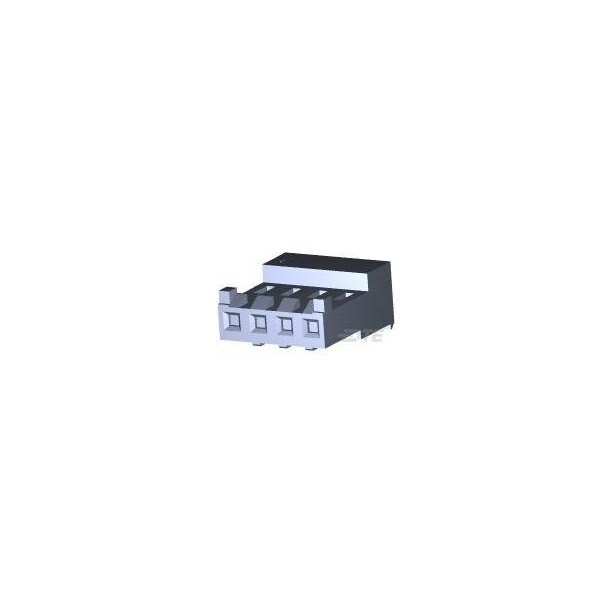 Te Connectivity 04P MTA156 CONN ASSY 24AWG WHT - 643820-4