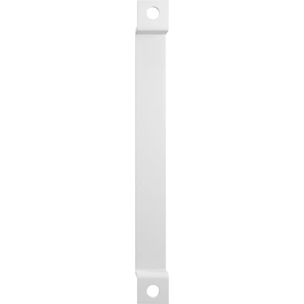 Ekena Millwork Premium 11"L x 1 1/4"W Pull Handle for 1 3/8" Doors, Rocket White - GB6001PH311RW