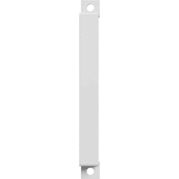Ekena Millwork Premium 11"L x 1 1/4"W Pull Handle for 1 3/8" Doors, Rocket White - GB6001PH311RW