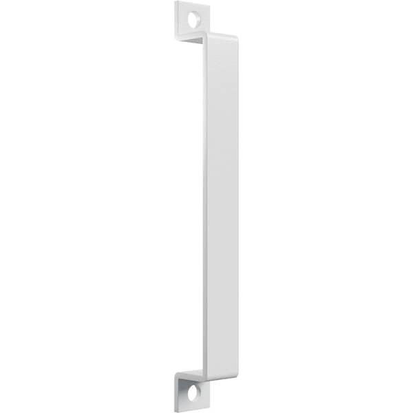 Ekena Millwork Premium 11"L x 1 1/4"W Pull Handle for 1 3/8" Doors, Rocket White - GB6001PH311RW