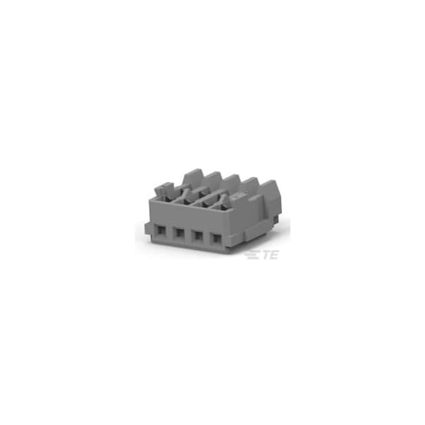 Te Connectivity Board Connector, 4 Contact(S), 1 Row(S), Female, 0.059 Inch Pitch, Idc Terminal, Locking, Natural - 353293-4