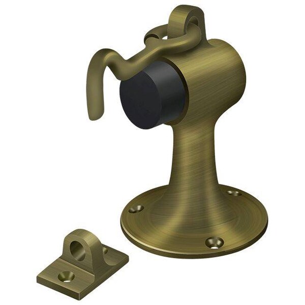 Deltana Floor Mount Bumper With Holder Antique Brass - SAHF358U5