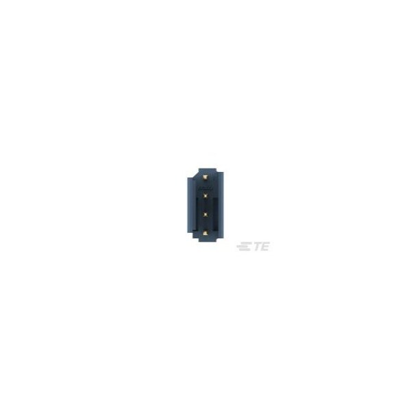 Te Connectivity Board Connector, 4 Contact(S), 1 Row(S), Male, Straight, Solder Terminal, Blue Insulator - 281695-4