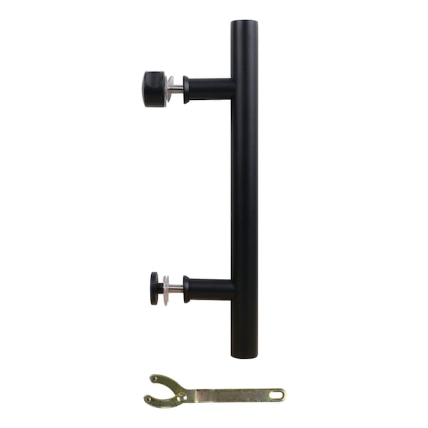 National Hardware National Hardware Madison 31/32 in. D Matte Black Steel Pull Handle 1 pc - N700-100