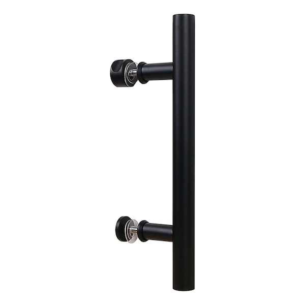 National Hardware National Hardware Madison 31/32 in. D Matte Black Steel Pull Handle 1 pc - N700-100