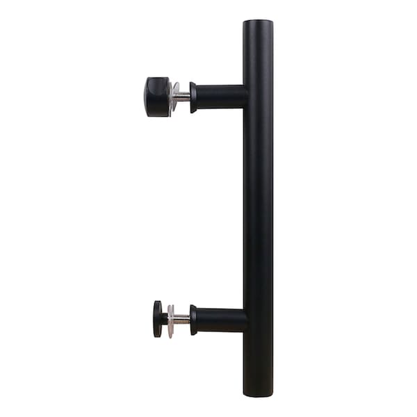National Hardware National Hardware Madison 31/32 in. D Matte Black Steel Pull Handle 1 pc - N700-100