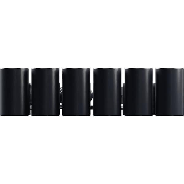 Ekena Millwork Premium Barn Door Flat Track Mounting Hardware for 1 3/8" Door, Dark Gray - GB60013MDG