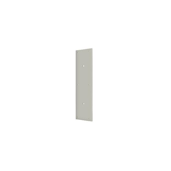 Deltana Push Plate 15" For 8" Door Pull Satin Nickel - PPH3515U15
