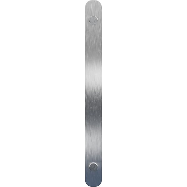 Ekena Millwork 11"L x 1 1/4"W Pull Handle for 1 3/8" Doors, Stainless Steel - GB6005PH311SS