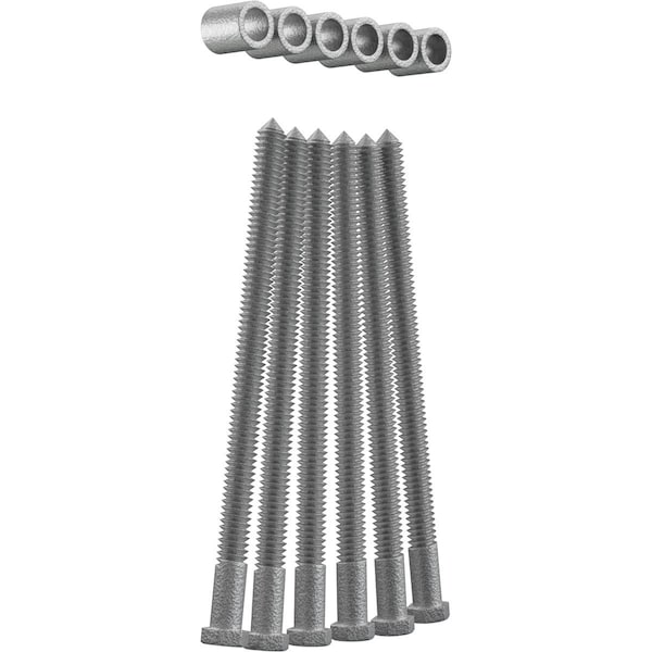 Ekena Millwork Premium 7/8" Barn Door Flat Track Extension Hardware for 2 1/4" Door, PC Chrome - GB60015EXCR
