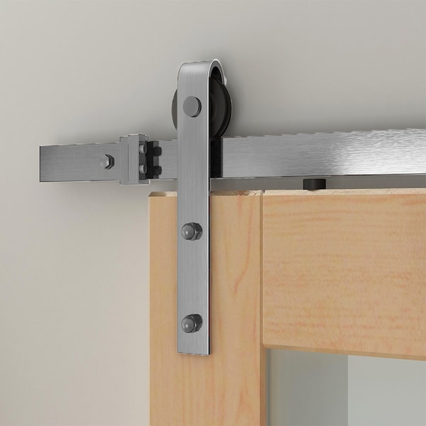 Designer Collection Soft Closed Satin Nickel 78" Sliding Barn Door Hardware - NT.1400.09W.02-SC