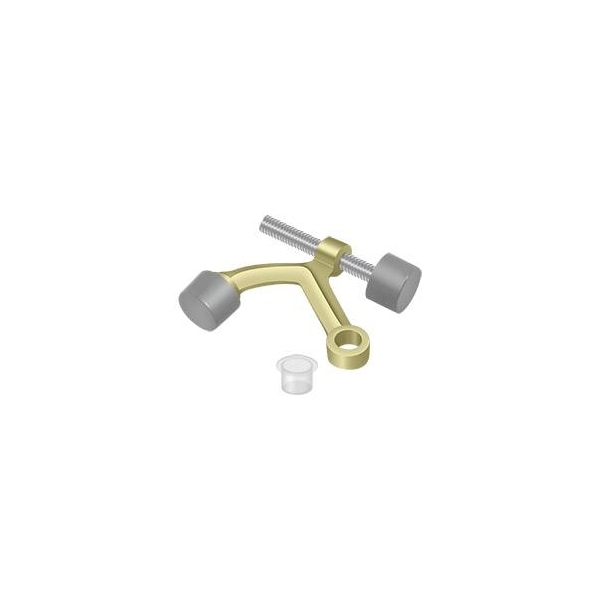 Deltana Hinge Pin Stop, Hinge Mounted Unlacquered Bright Brass - HP70U3-UNL