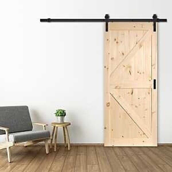 Renin ES52-B1-PN-1PN-03 Barn Door, Pine Door - 3480