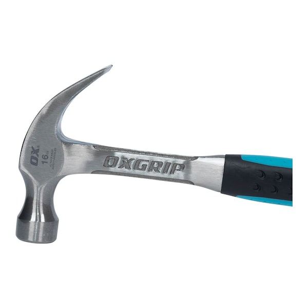 Ox Tools Pro Curved Claw Hammer| 16-Ounce / 450-Grams - OX-P080116