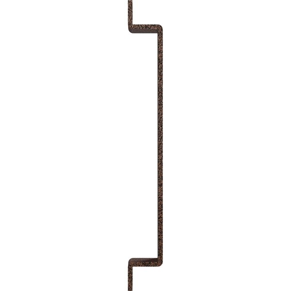 Ekena Millwork Premium 11"L x 1 1/4"W Pull Handle for 2 1/4" Doors, Copper Vein - GB6001PH511CV