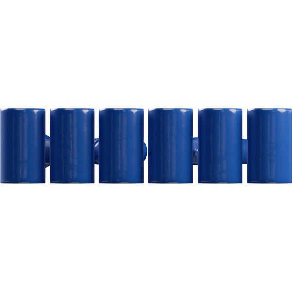 Ekena Millwork Premium 1 1/4" Barn Door Flat Track Extension Hardware for 1 3/8" Door, Blue Ribbon - GB60013EXXBR