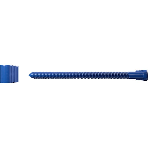 Ekena Millwork Premium 1 1/4" Barn Door Flat Track Extension Hardware for 1 3/8" Door, Blue Ribbon - GB60013EXXBR