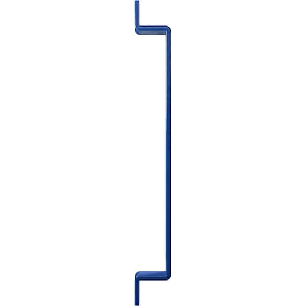 Ekena Millwork Premium 11"L x 1 1/4"W Pull Handle for 2 1/4" Doors, Blue Ribbon - GB6001PH511BR