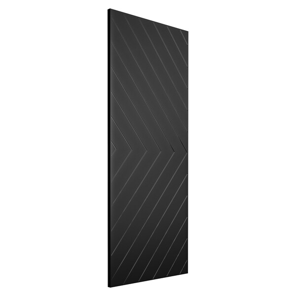 Renin Sherwood 36 in. x 88 in. Extra Tall Arrow Design Barn Door Slab - AW135W11CA1CAE36088