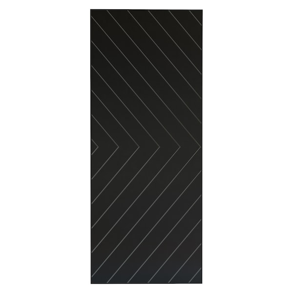 Renin Sherwood 36 in. x 88 in. Extra Tall Arrow Design Barn Door Slab - AW135W11CA1CAE36088