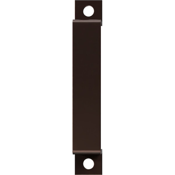 Ekena Millwork Premium 7"L x 1 1/4"W Pull Handle for 1 3/4" Doors, Rustic Brown - GB6001PH407RB