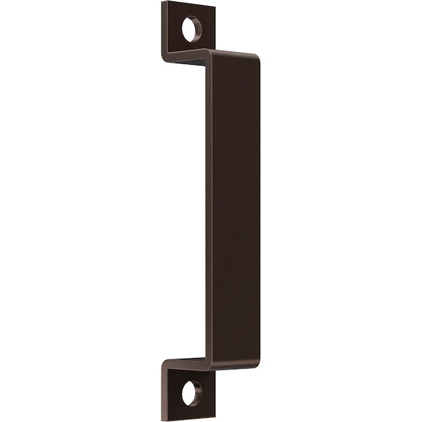 Ekena Millwork Premium 7"L x 1 1/4"W Pull Handle for 1 3/4" Doors, Rustic Brown - GB6001PH407RB