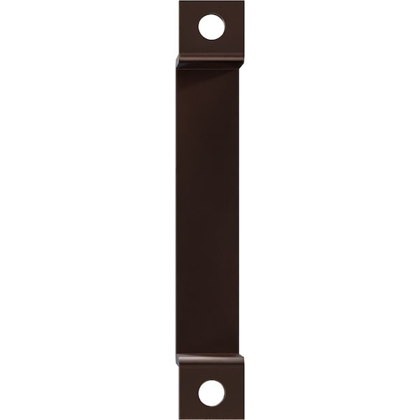 Ekena Millwork Premium 7"L x 1 1/4"W Pull Handle for 1 3/4" Doors, Rustic Brown - GB6001PH407RB