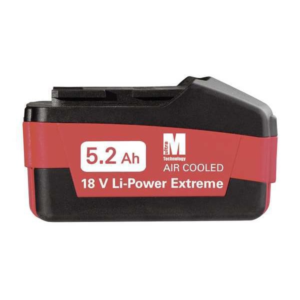 Metabo 18.0V Li-Ion Battery, 5.2Ah Capacity - 625028000