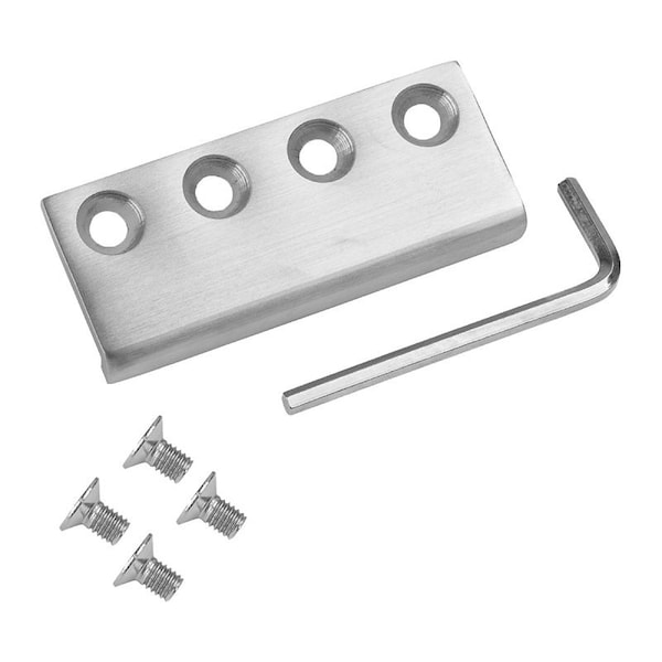 Renin Spectrum Series BD125-SS Track Joiner Kit, 250 lb, Satin Nickel - BDB125-SN
