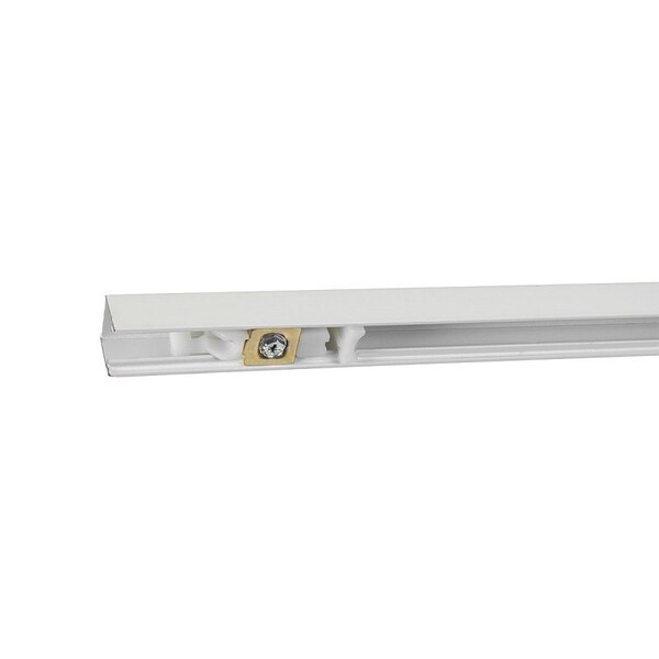 Renin Hardware Track Set, 36 in L Track, Steel, For: Bi-Fold Doors - BF1700-03600-BW