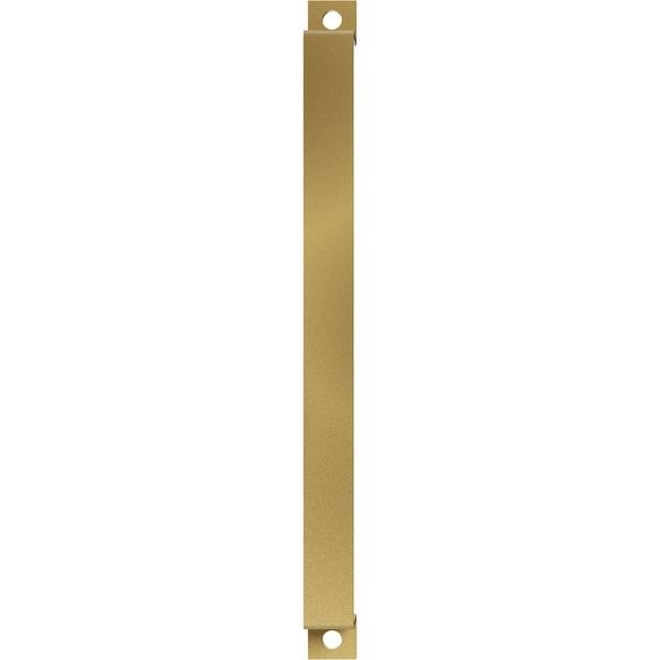 Ekena Millwork Premium 16"L x 1 1/4"W Pull Handle for 1 3/8" Doors, Jacob's Gold - GB6001PH316JG