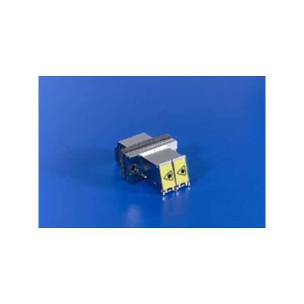 Molex Emi Lc Adapter, Duplex, Metal Body, Zirconia Alignment Sleeve, Screw Mount Style, Shutter One Side - 1061151127