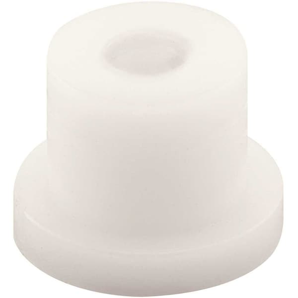 Prime-Line 1/4 in. Inside x 1/2 in. x 3/8 in., Plastic Bi-Fold Door Guide Cap, 25PK - N 6789