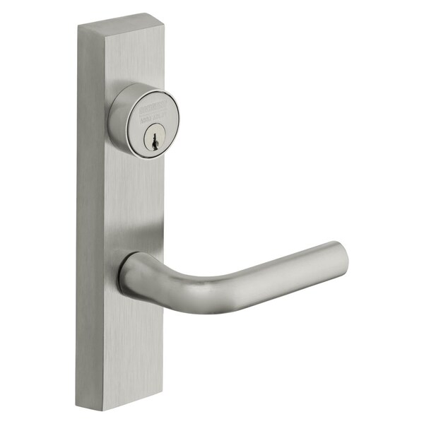 Sargent Grade 1 Electrified Exit Device Trim, Fail Safe, Power Off, Unlocks Lever, For Surface Vertical Rod - 773 ETW 24V RHRB 26D