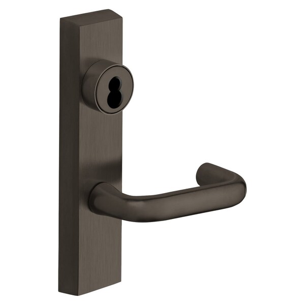 Sargent Grade 1 Exit Device Trim, Classroom Function, Key Outside Unlocks/Locks Trim, For Surface Vertical R - 60-713 ETJ RHRB 10B
