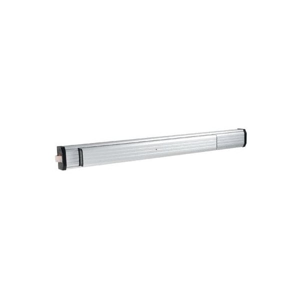 Jackson 1295 Push Pad Rim Panic Exit Device - Fluted Texture Extrusion, 'S' Type Strike, 36, Aluminum - 311295S3628