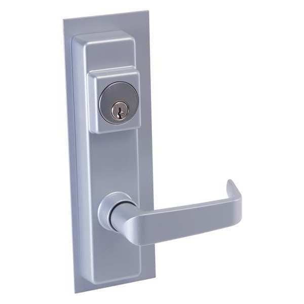 Detex Exit Device Trim, Value Series, Lever - 09BN 689 W-CYL