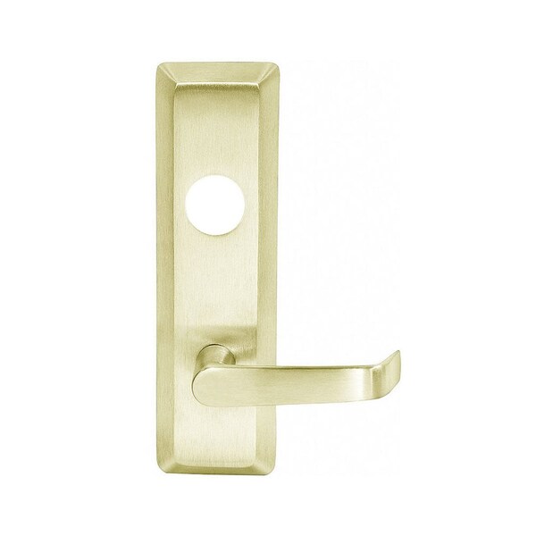 Corbin Russwin Newport Lever, Classroom, 605 Bright Brass, LHR - N955ET-605-LHR
