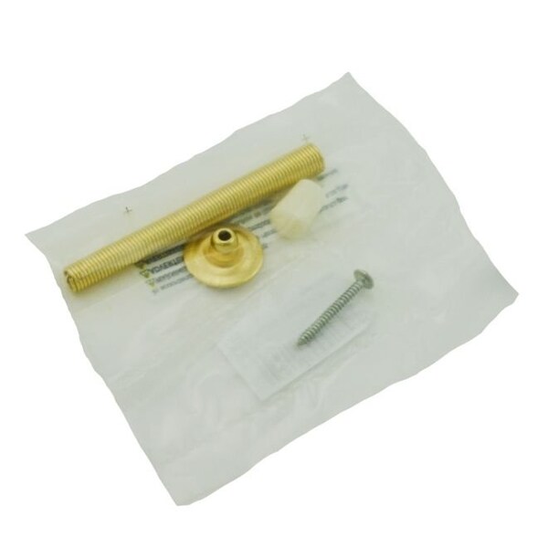 Ives Commercial Steel 4in Flexible Door Stop Bright Brass Finish - 061F3
