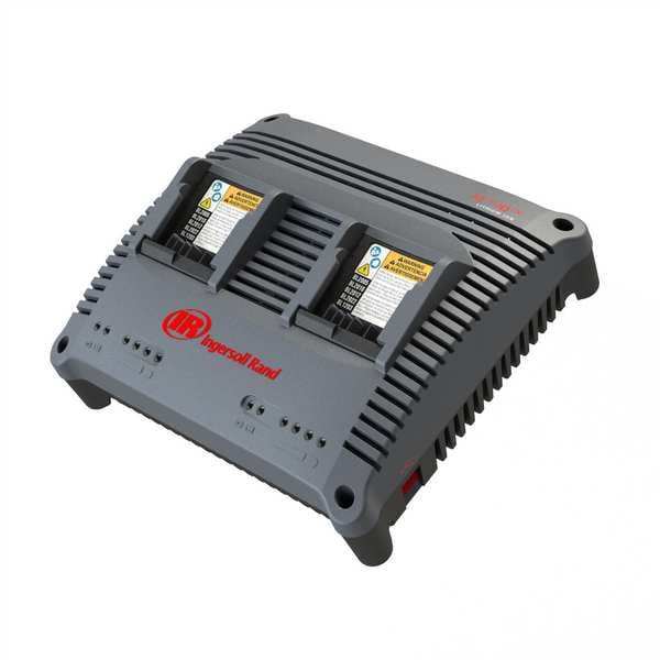 Ingersoll-Rand Battery Charger, (2)12V/20V Port Voltage - BC1221