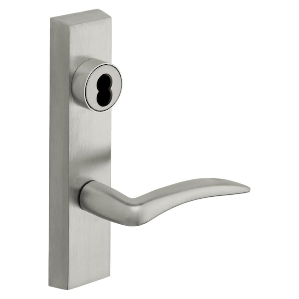 Sargent Grade 1 Exit Device Trim, Storeroom Function, Key Unlocks Trim, Trim Retracts Latch/Trim Relocks whe - 70-706-8 ETA RHRB 26D