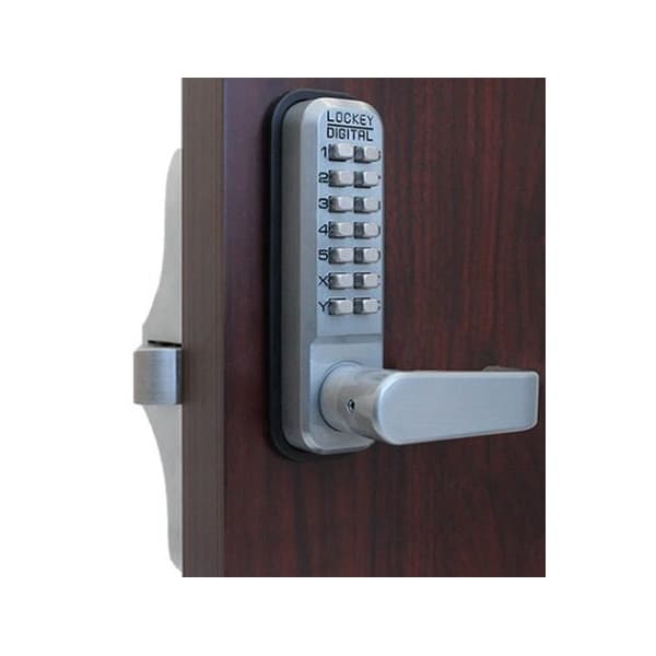 Lockey Keyless Passage Lever Panic Trim Antique Brass - 285P-AB