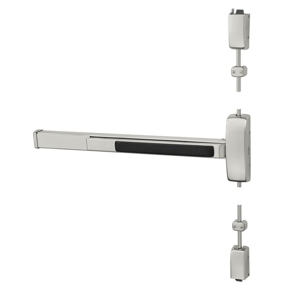 Sargent Grade 1 Surface Vertical Rod Exit Device, Wide Stile Pushpad, 36-in Fire-Rated Device, 96-in Door He - 12-8715F ETL RHR 32D