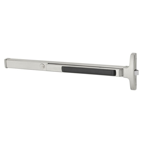 Sargent Grade 1 Rim Exit Device, Narrow Stile Pushpad, 48-in Device, Night Latch Function, Cylinder Dogging,  - 16-8504G 32D